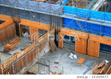 集合住宅の躯体工事(型枠工事) イメージ 集合住宅の躯体工事(型枠工事) イメージ 141009473