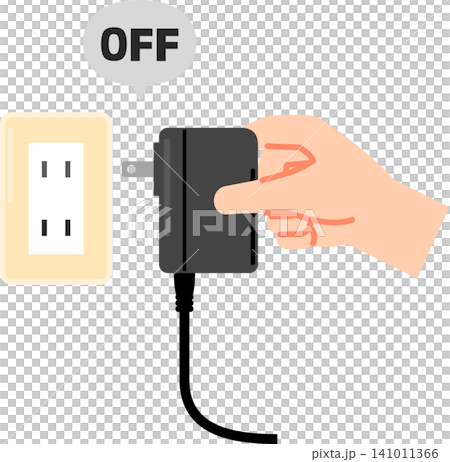 AC adapter unplugged from the outlet AC adapter unplugged from the outlet 141011366