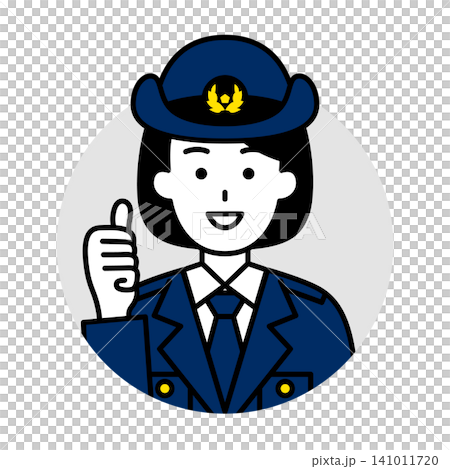 Icon of a female police officer (Good) Icon of a female police officer (Good) 141011720