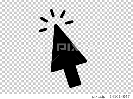 Simple mouse cursor icon illustration (black) Simple mouse cursor icon illustration (black) 141014047