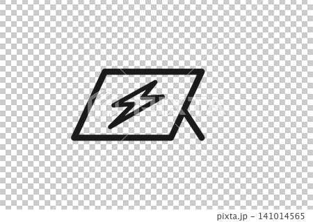 太陽能板線框圖圖示:發電/停電應對措施 太陽能板線框圖圖示:發電/停電應對措施 141014565