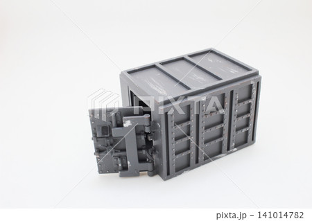 Industrial Metal Storage Crate With Open Door Industrial Metal Storage Crate With Open Door 141014782