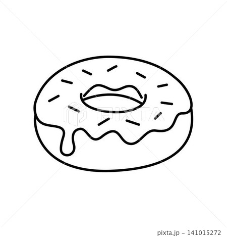 donut line art 141015272