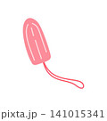 pink tampon illustration 141015341