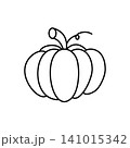 pumpkin outline 141015342