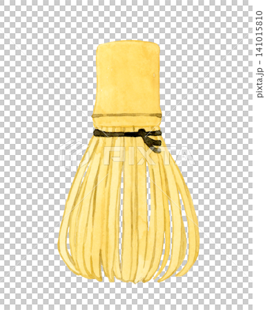 Chasen (a tea whisk used for matcha tea) - Hand-drawn watercolor illustration material 141015810