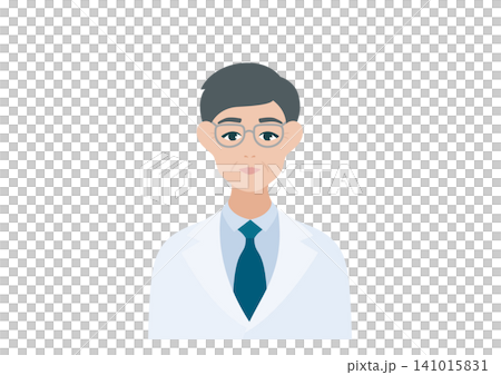 男性藥劑師的向量圖 141015831
