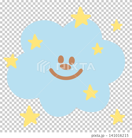 Happy blue cloud and yellow stars for sky, spring time, summer vibes, season, weather, temperature, emoji, mood, icon, cartoon character, comic, mascot, pimple patch, print, card, brooch, pin, sticker Happy blue cloud and yellow stars for sky, spring time, summer vibes, season, weather, temperature, emoji, mood, icon, cartoon character, comic, mascot, pimple patch, print, card, brooch, pin, sticker 141016215
