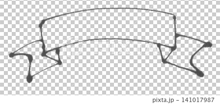Line frame ribbon drawn with a thin watercolor pen 1 Line frame ribbon drawn with a thin watercolor pen 1 141017987