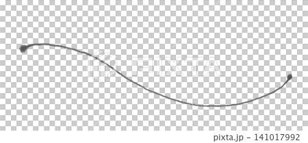 Line with a thin watercolor pen, wavy line 2 Line with a thin watercolor pen, wavy line 2 141017992