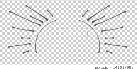 A round, radial line frame drawn with a thin watercolor pen. A round, radial line frame drawn with a thin watercolor pen. 141017995