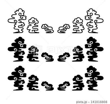 中華風の雲 141018808