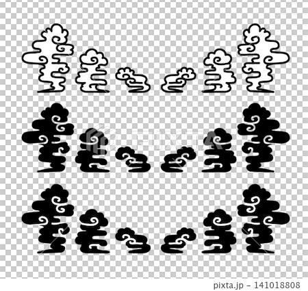 中華風の雲 141018808