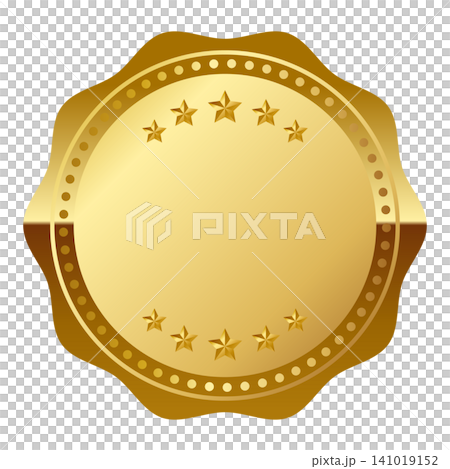 A luxurious gold emblem featuring 10 stars. A luxurious gold emblem featuring 10 stars. 141019152