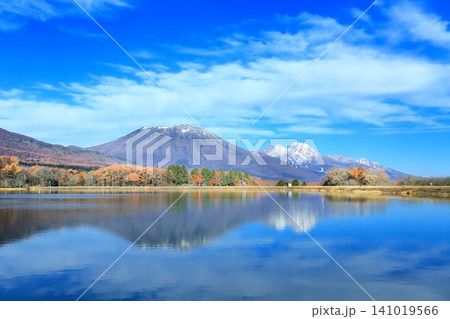 霊仙寺湖の紅葉 霊仙寺湖の紅葉 141019566