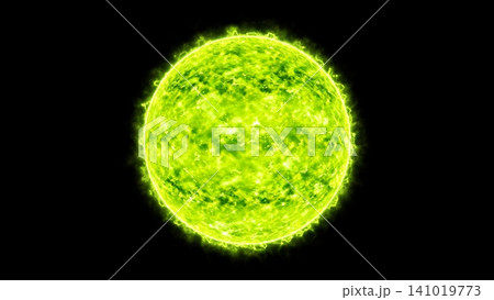 Burning Massive Green Star 141019773