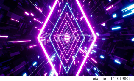 Flowing Neon Sci Fi Data Cyberspace Wall Flowing Neon Sci Fi Data Cyberspace Wall 141019801