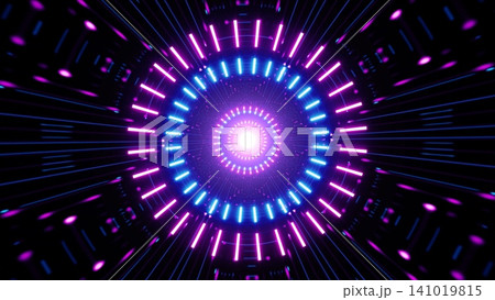 Glowing Multiple Neon Beam VJ Background 141019815