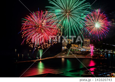 【静岡県】熱海100万ドルの夜景と海上花火大会 【静岡県】熱海100万ドルの夜景と海上花火大会 141020743