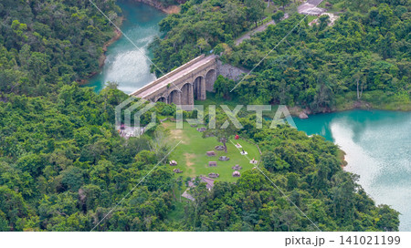 July 1 2026. Hong Kong Tai Tam Reservoir Historic Masonry Bridge 141021199
