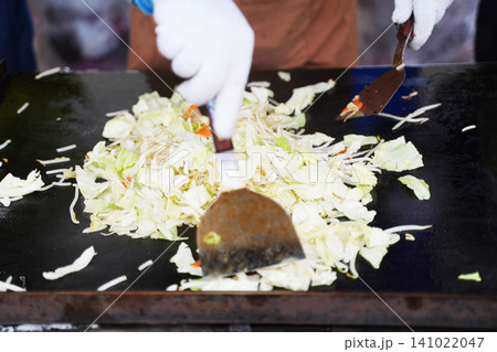お祭り 屋台 焼きそば 具材 大量 野菜炒め 料理 素材 お祭り 屋台 焼きそば 具材 大量 野菜炒め 料理 素材 141022047