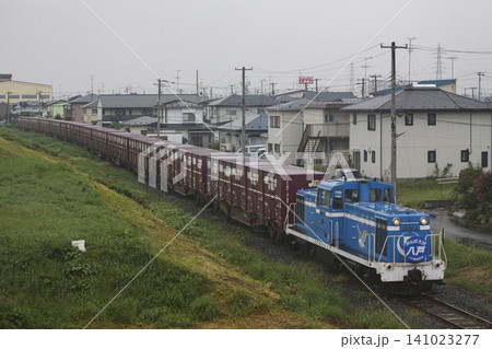 【人物ロゴ無】青森県八戸臨海鉄道 機関車 走行中 発車待ち等 【人物ロゴ無】青森県八戸臨海鉄道 機関車 走行中 発車待ち等 141023277