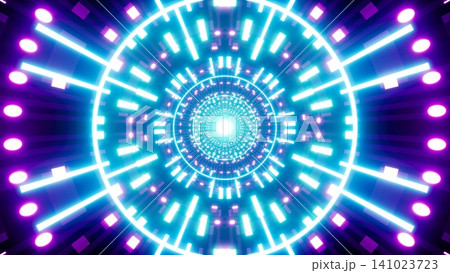 Geometric Art of Symmetry Pattern Shining Lights 141023723