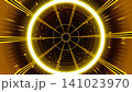 Yellow glowing rays and circular light background 141023970