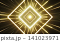 Yellow Light Trail Burst in the Diamond Shaped Tunnel 141023971