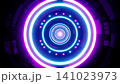 Simple Neon Cyber Tunnel Background 141023973