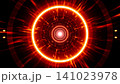 Red Light Circle with Energy Burst 141023978