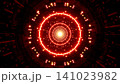 Red Illuminate Light Tunnel 141023982