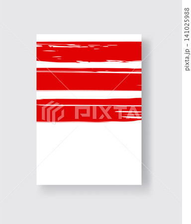 Abstract ink brush banners with grunge effect 141025988