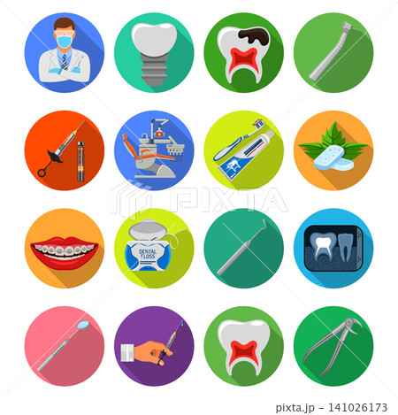 Set Dental Services Icons 141026173