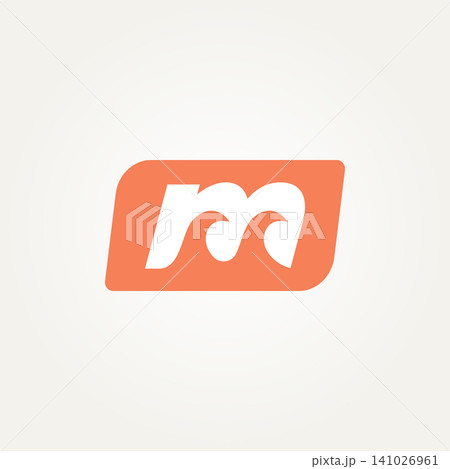 letter M wave line art logo template vector illustration design letter M wave line art logo template vector illustration design 141026961