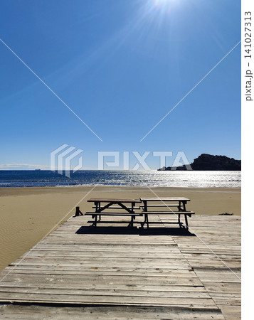 beautiful landscape on the beach near the sea in summer beautiful landscape on the beach near the sea in summer 141027313