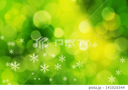 Abstract, graphic and green bokeh with snowflake, Christmas theme, decor and creativity with color. Wallpaper, effects and sparkle or shine with pattern, stars and creative design with shape Abstract, graphic and green bokeh with snowflake, Christmas theme, decor and creativity with color. Wallpaper, effects and sparkle or shine with pattern, stars and creative design with shape 141028344