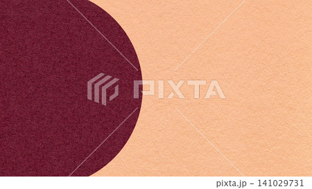 Light peach paper texture background with dark wine semicircle and copy space for banner, presentation, template Light peach paper texture background with dark wine semicircle and copy space for banner, presentation, template 141029731