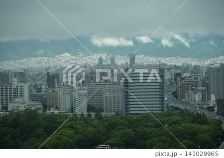 大阪市内郊外生駒山の風景 大阪市内郊外生駒山の風景 141029965