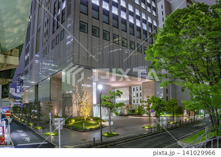 大阪夜景 中之島 中之島セントラルタワー 大阪府大阪市 大阪夜景 中之島 中之島セントラルタワー 大阪府大阪市 141029966