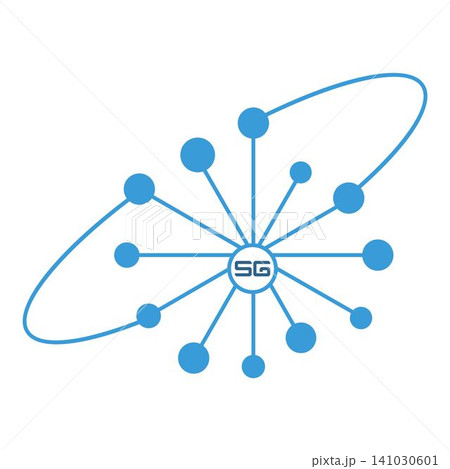 5G Wireless Network Signal Logo Icon 141030601