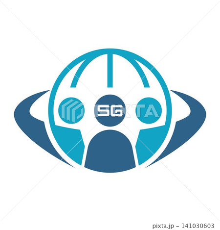 5G Wireless Network Signal Logo Icon 5G Wireless Network Signal Logo Icon 141030603