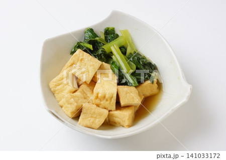 小松菜と厚揚げ煮 小松菜と厚揚げ煮 141033172