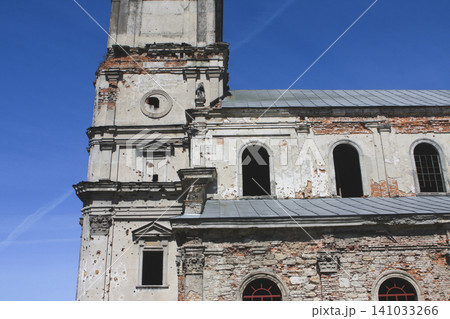 Ancient Monastery of the Origin of the Tree of the Cross in Pidkamin with stone facade Ancient Monastery of the Origin of the Tree of the Cross in Pidkamin with stone facade 141033266