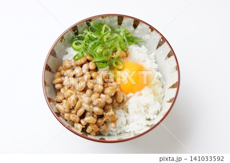 納豆たまごかけご飯 納豆たまごかけご飯 141033592