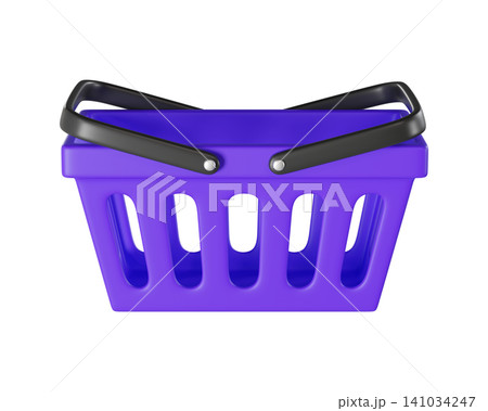 3d purple empty Shopping Basket for shopping. 3d icon Shop Cart, bag from grocery, isolated on background. 3d render 3d purple empty Shopping Basket for shopping. 3d icon Shop Cart, bag from grocery, isolated on background. 3d render 141034247