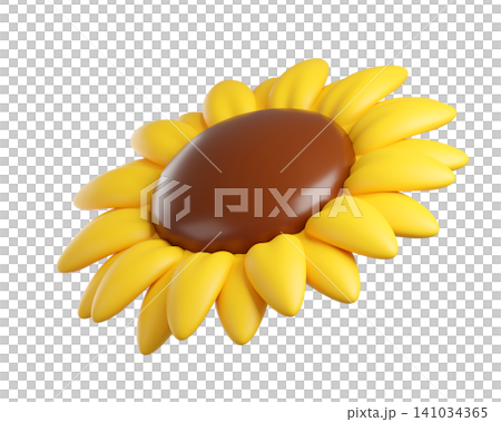 3d Sunflower icon 3d Sunflower icon 141034365