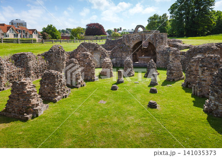 St Augustine Abbey ruins Canterbury England St Augustine Abbey ruins Canterbury England 141035373