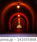 Meiji Tunnel on the Old Tokaido Road in Utsunoya, Shizuoka, Japan Meiji Tunnel on the Old Tokaido Road in Utsunoya, Shizuoka, Japan 141035808