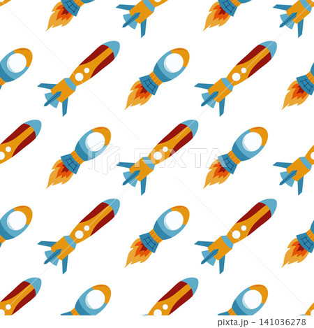 Seamless pattern. Vector background for children 141036278